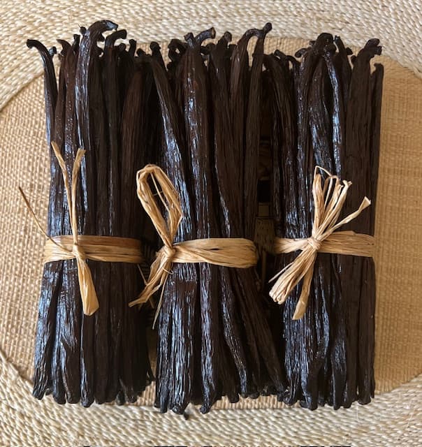Vanilla growing in Nosy-Be
